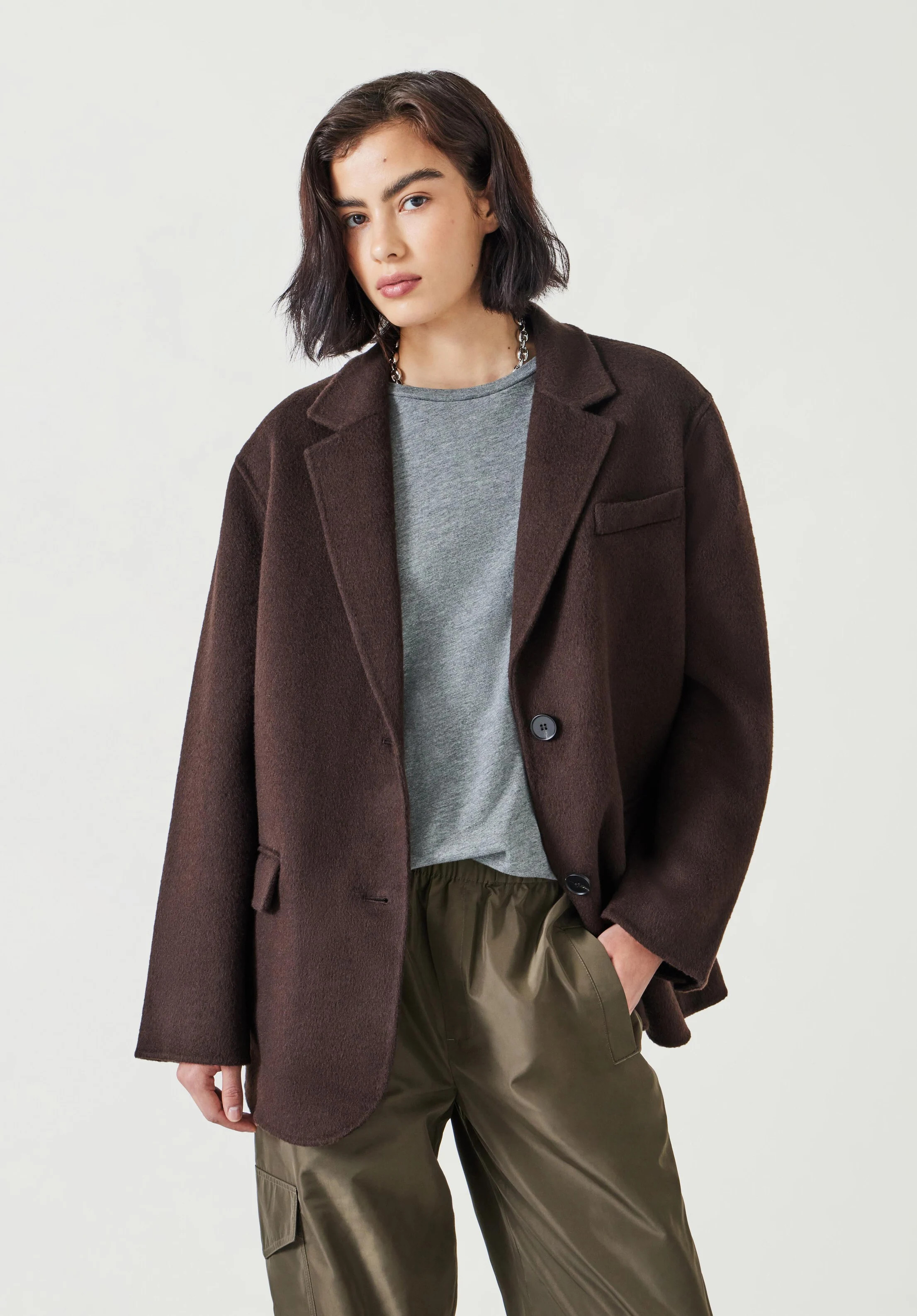 Pure Wool Double Faced Blazer | Hush UK