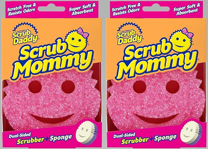 Scrub Daddy Dual Sided Sponge and Scrubber - Scrub Mommy - Scratch Free Sponge for Dishes and Hom... | Amazon (CA)