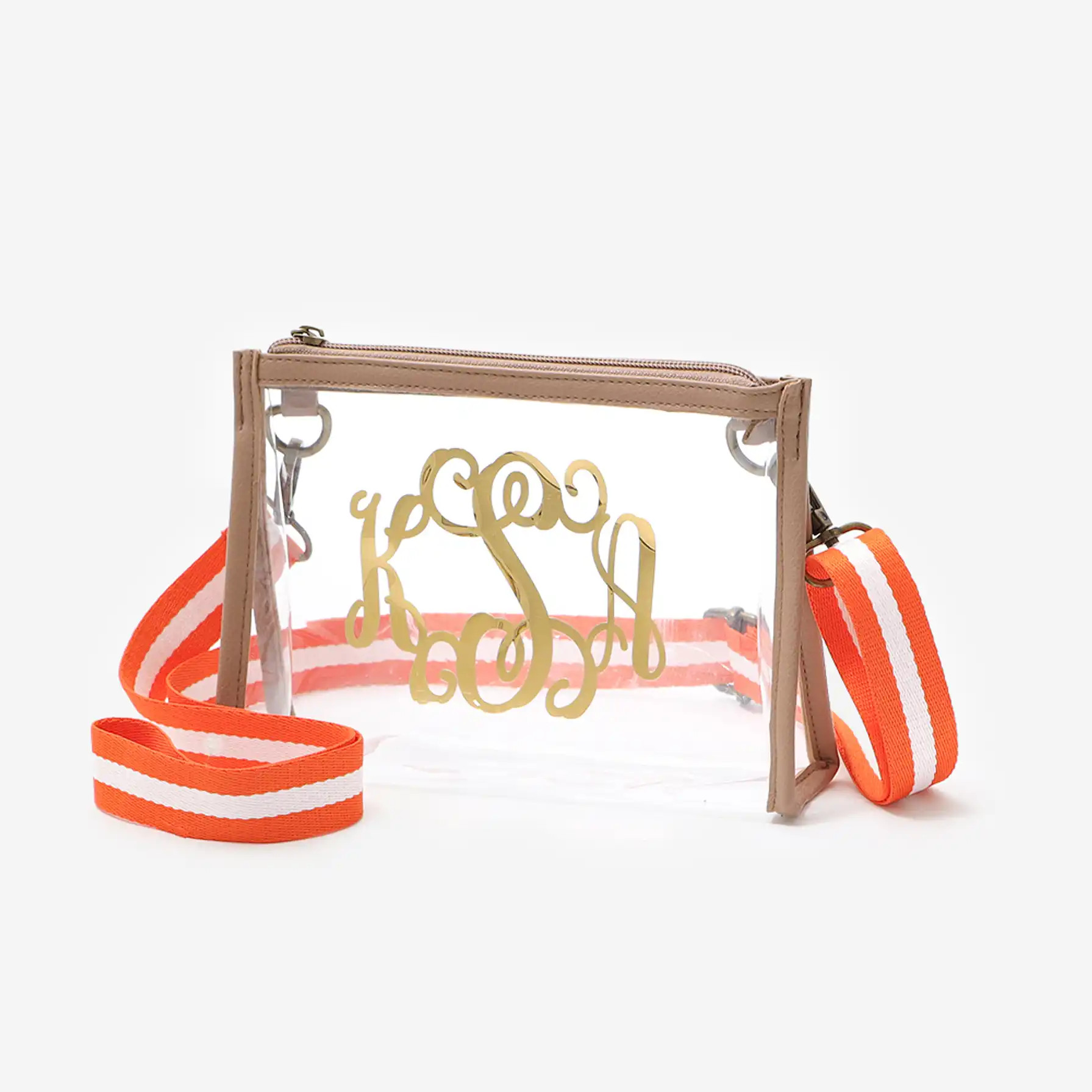 Personalized Clear Stadium Bag | Marleylilly