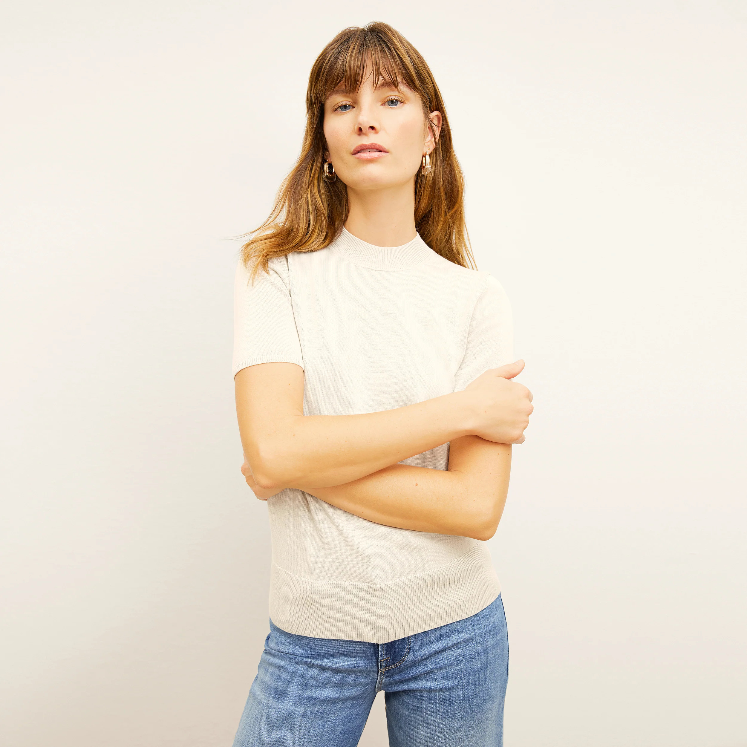 The Shani Top - Cotton Silk Knit | MM LaFleur