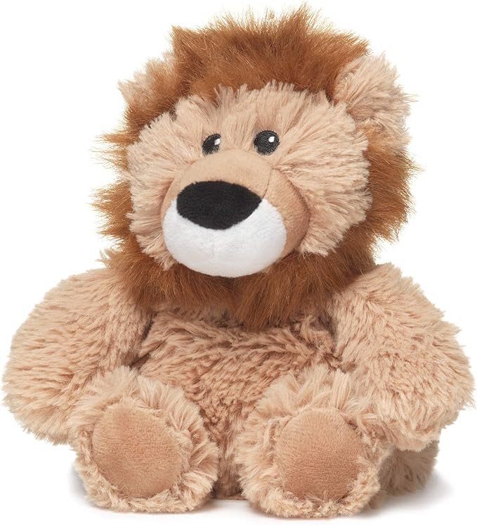 warmies Junior Lion Microwavable, Hot or Cold for Cool Relaxation and Warm Relief, Lavender Scent... | Amazon (US)