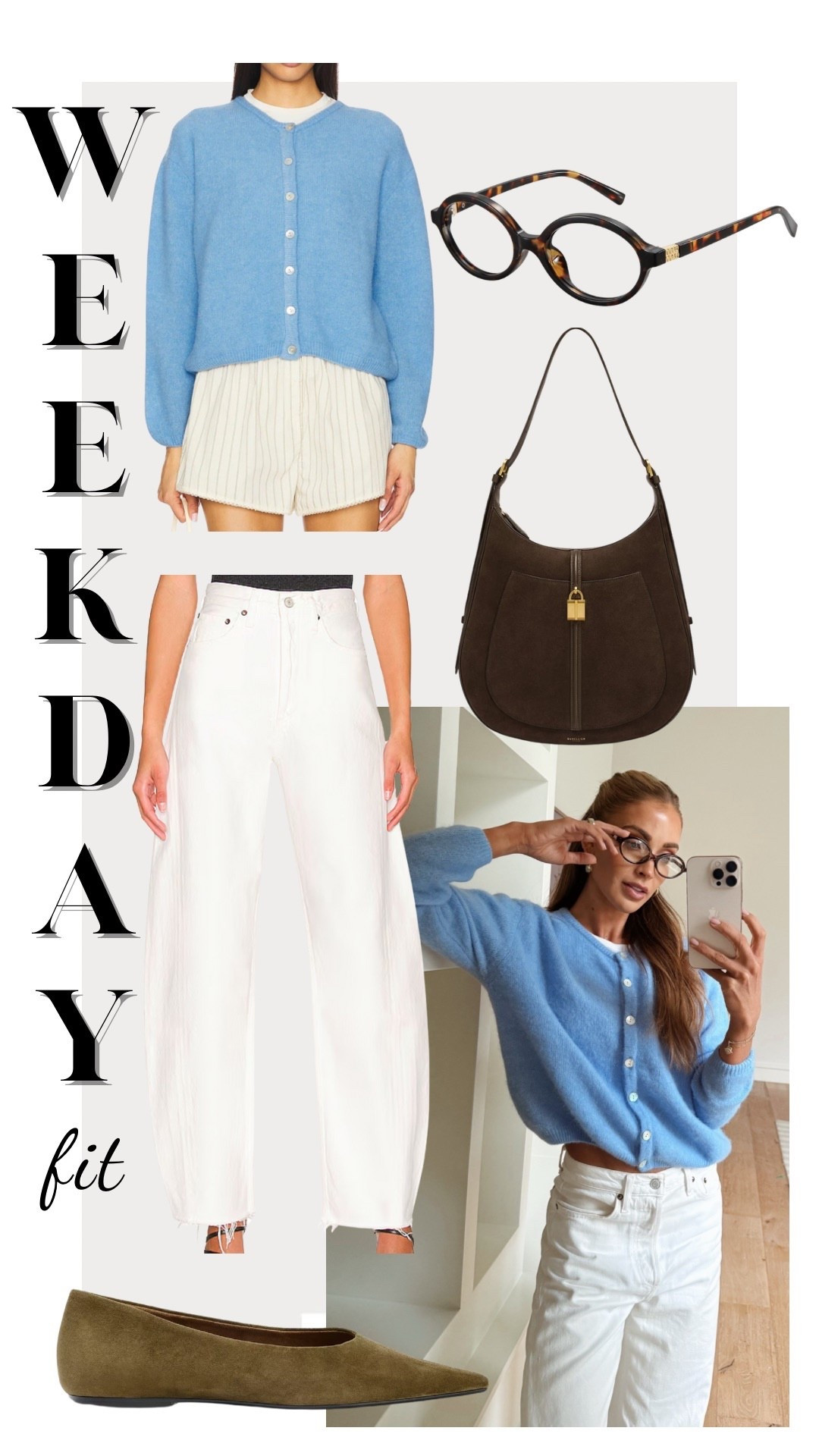 Weekday fit! I love this color 🩵

#LTKStyleTip