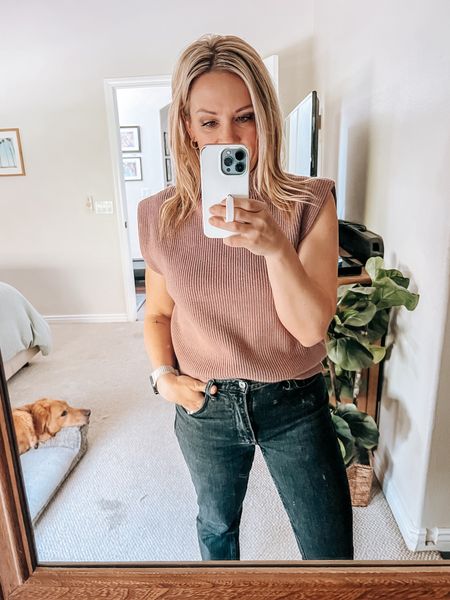 This sleeveless sweater is perfect for any occasion this spring but I can see myself wearing this into fall as well. It comes in tons of colors and it’s under $50

#LTKFindsUnder50 #LTKStyleTip