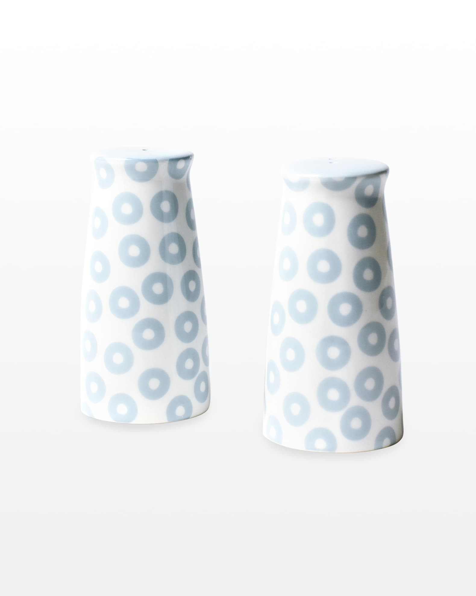Iris Blue Pip Pedestal Salt And Pepper Shakers Set | Neiman Marcus