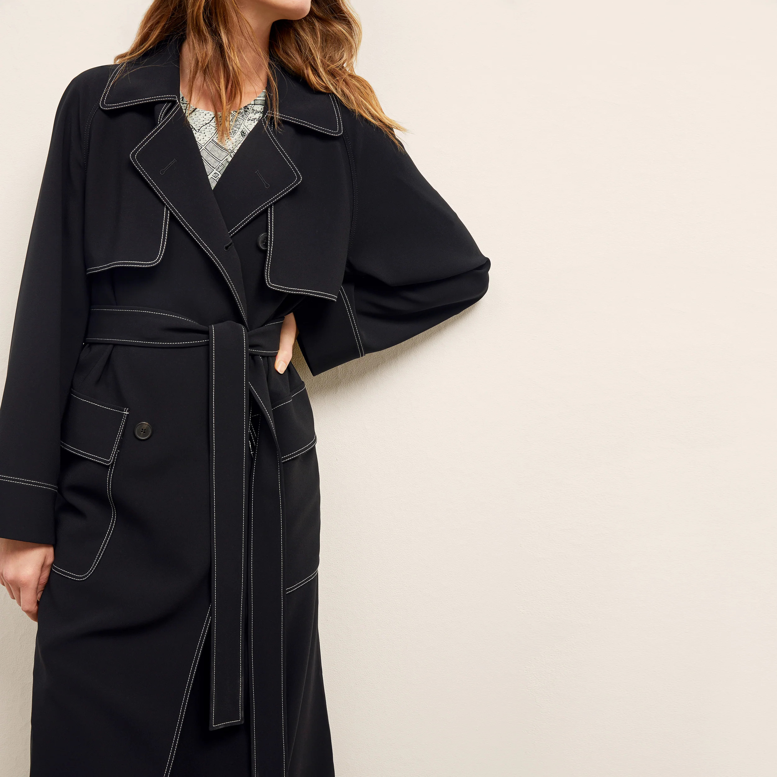 Frankie Jacket - Everyday Crepe :: Black | MM LaFleur