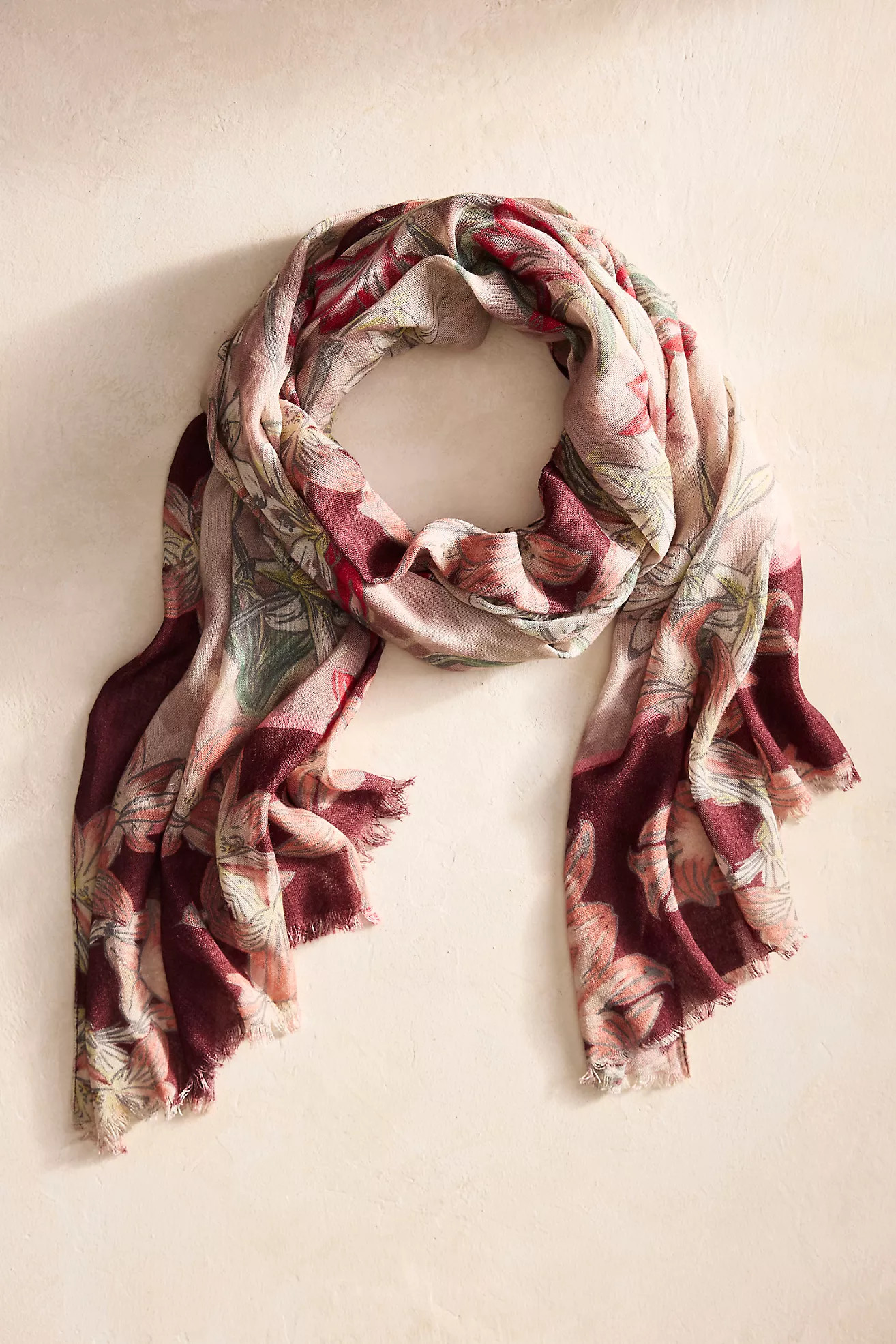 Amaryllis Floral Scarf | Terrain