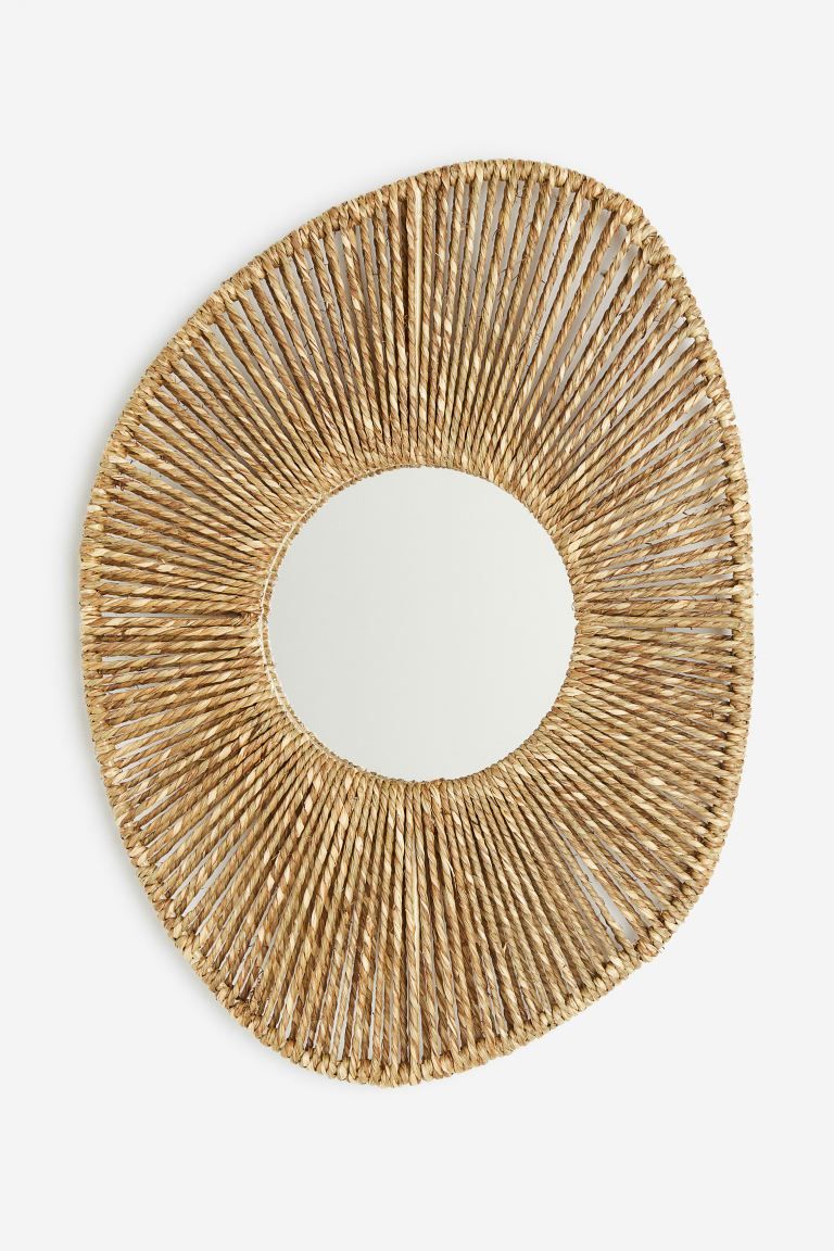 Seagrass-framed Mirror | H&M (US + CA)