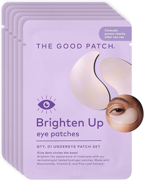 The Good Patch Hydrogel Under Eye Patches for Dark Circles and Puffy Eyes, Brighten Up, Made with... | Amazon (US)