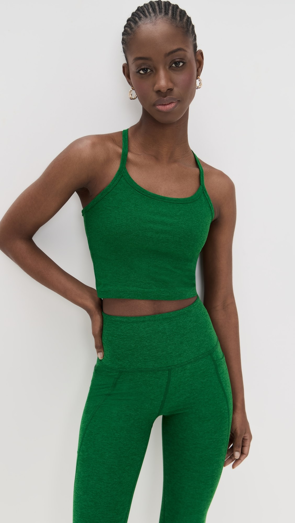 Beyond Yoga Spacedye Slim Racerback Cropped Tank | Shopbop | Shopbop