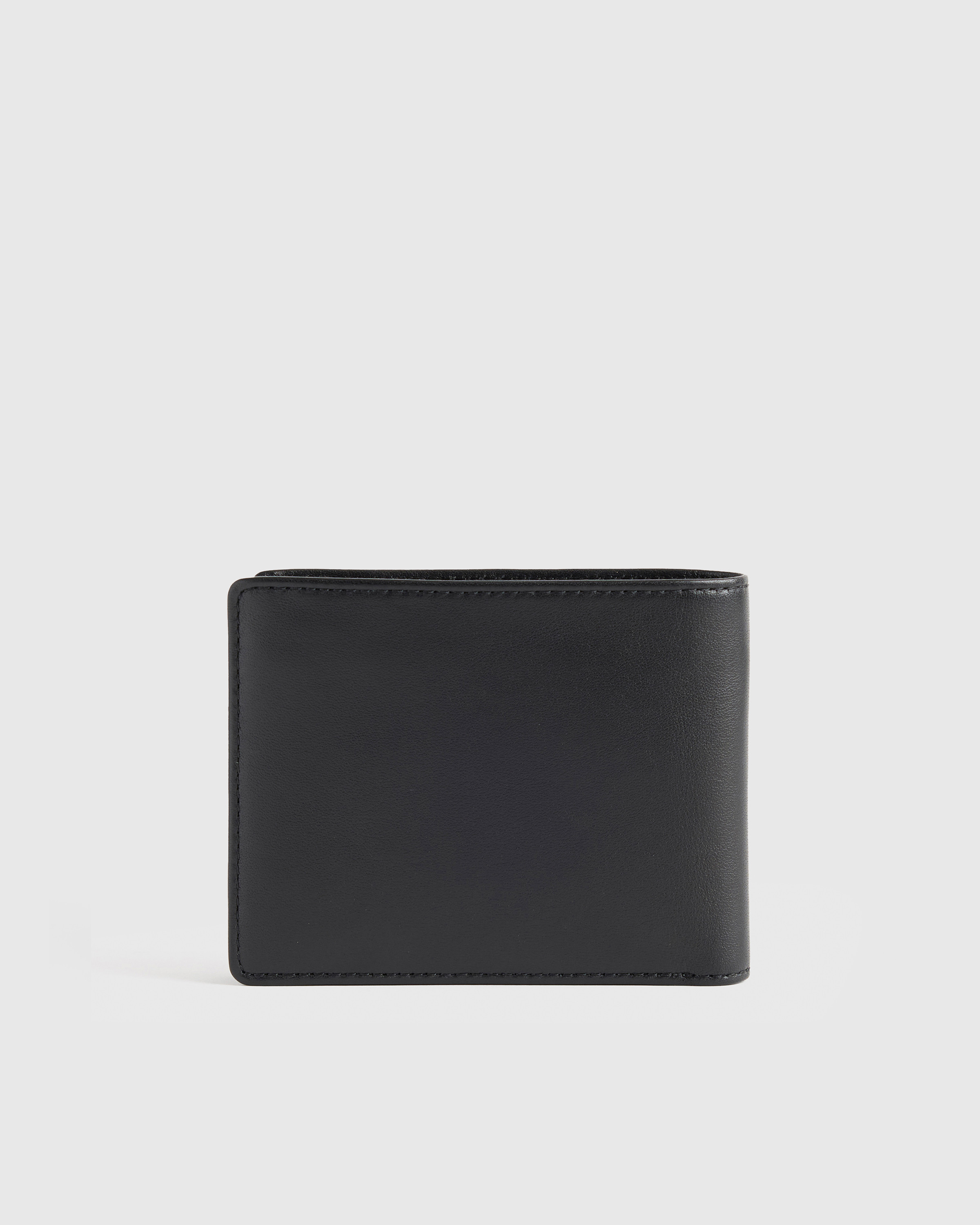 Quince | Italian Leather Bifold Wallet in Black | Quince