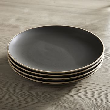 Mill Ceramic Dinner Plates (Set of 4) | West Elm (US)