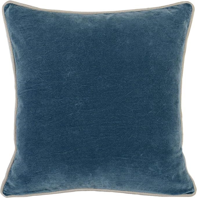 Kosas Home Harriet Accent Pillow, 18x18, Blue | Amazon (US)