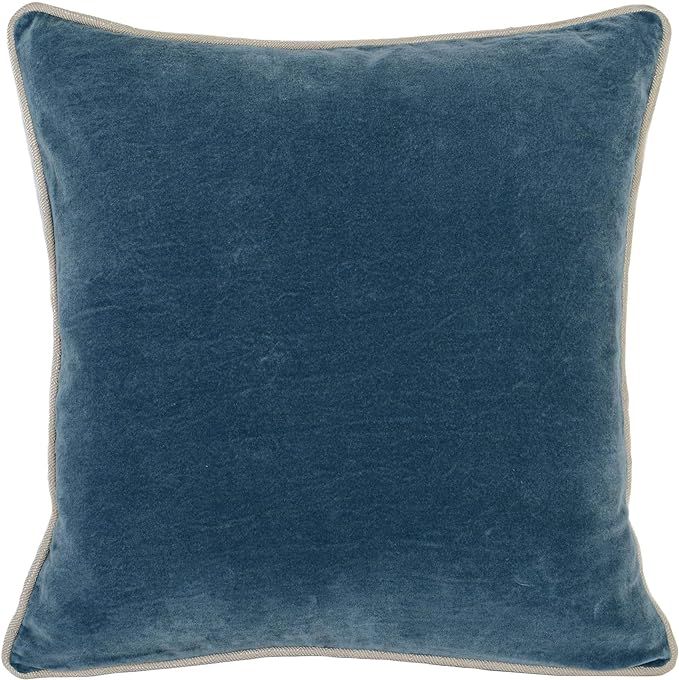 Kosas Home Harriet Accent Pillow, 18x18, Blue | Amazon (US)