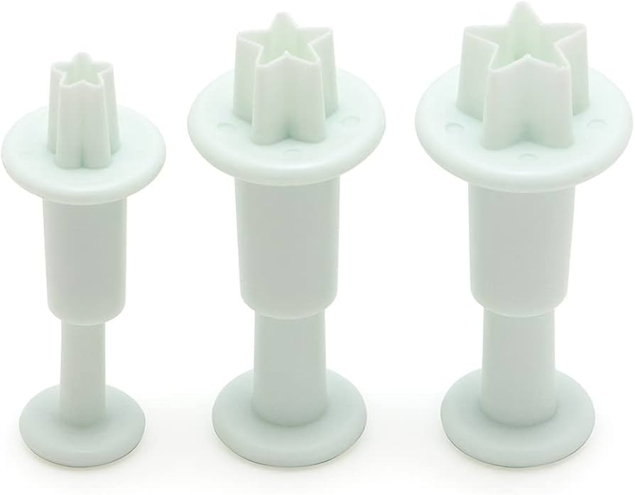 Bastex Star Shaped Plunger Cutter. Fondant Mold for Cake Decorating, Polymer Clay, Cupcake and Mo... | Amazon (US)