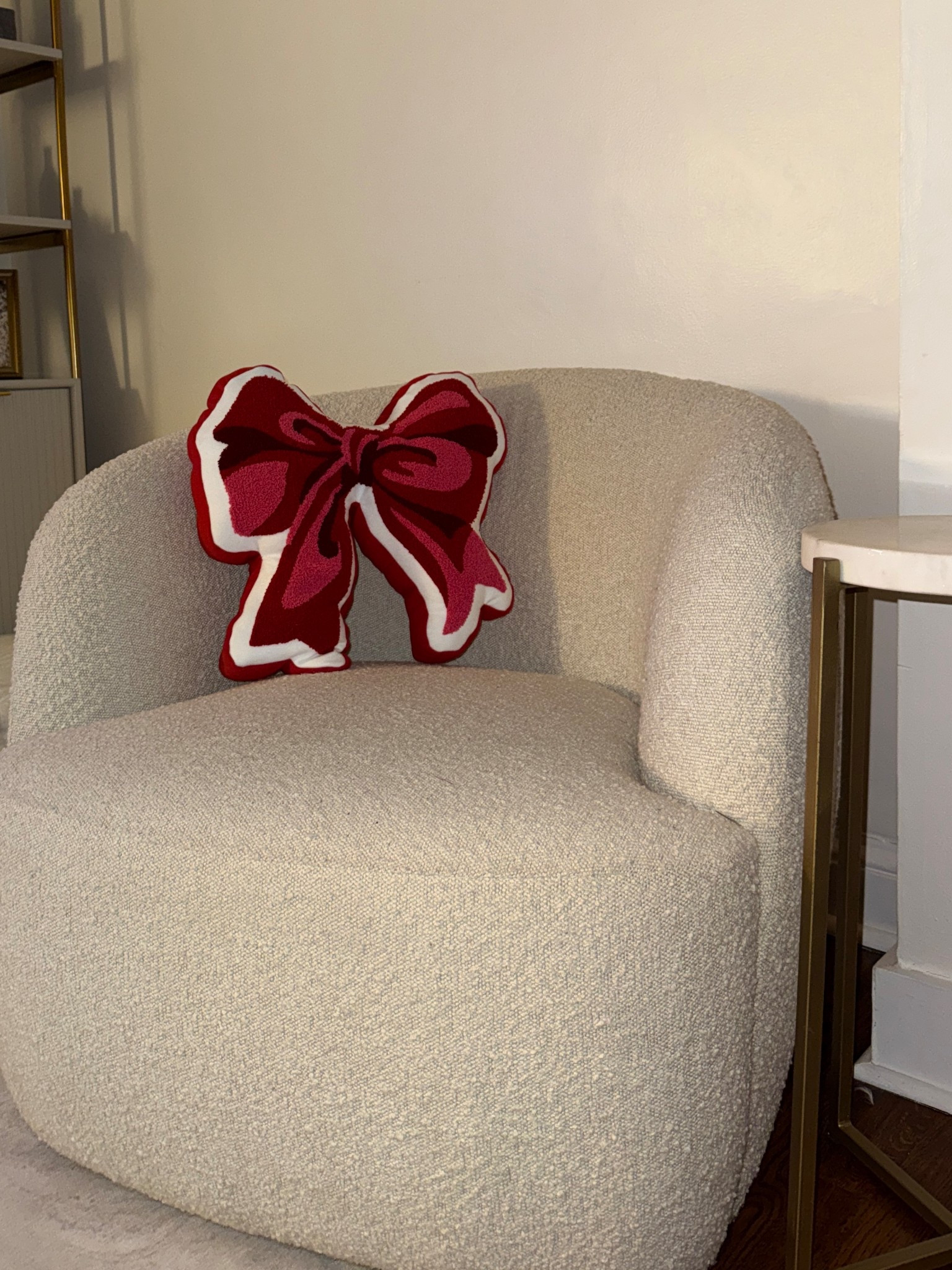 Valentine’s Day decorative pillow for my Boucle accent chair 

#LTKValentine #LTKSeasonal #LTKHome