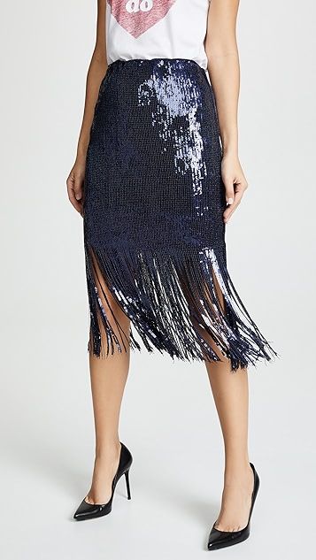 Sequin Fringe Skirt | Shopbop