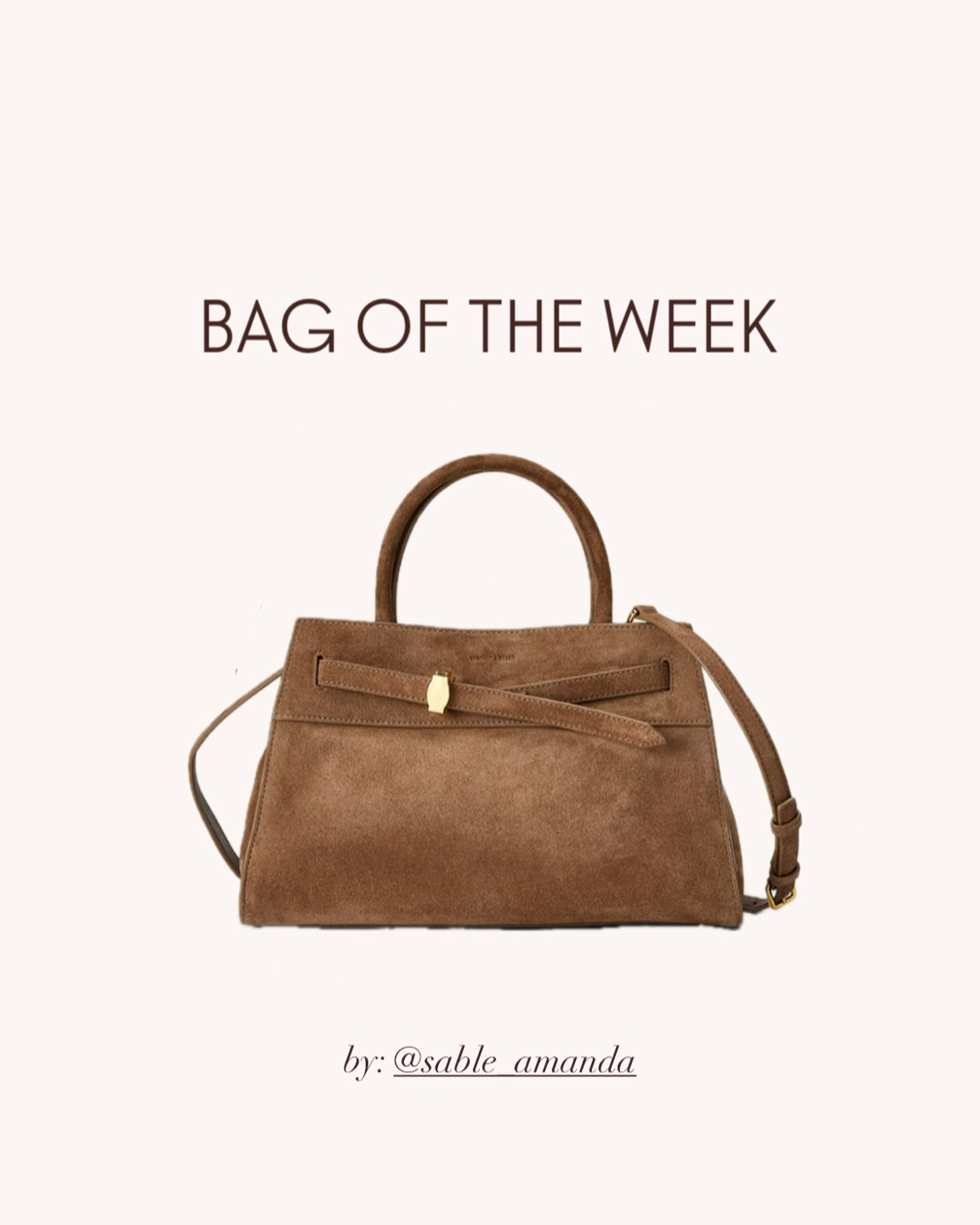 I have about 10 bags on my wishlist right now and I cannot decide which to share first! Or which gorgeous little bag to go with. For now, here’s this week’s itbag 👜 a bit pricey but most definitely a classic brown suede bag that can work all year long. 

#LTKItBag
