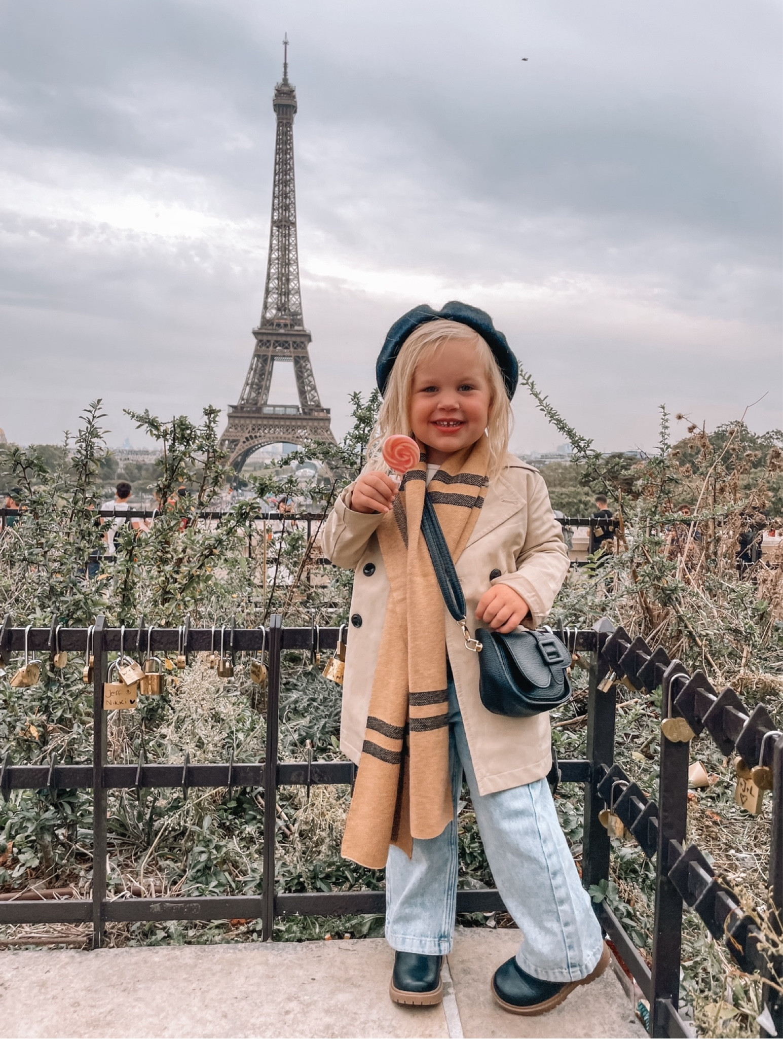Can’t believe this was a whole year ago! Audrey in Paris ✨ Take me back! 🍂🤎 
•
•
•


#LTKKids #LTKSeasonal #LTKStyleTip