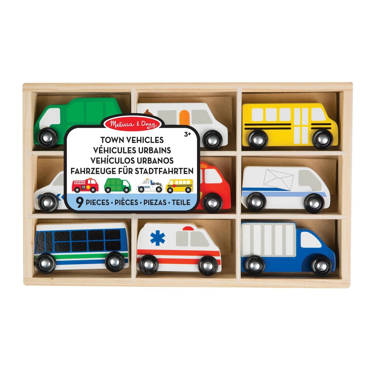 Melissa & Doug Wooden Town Vehicles | Walmart (CA)