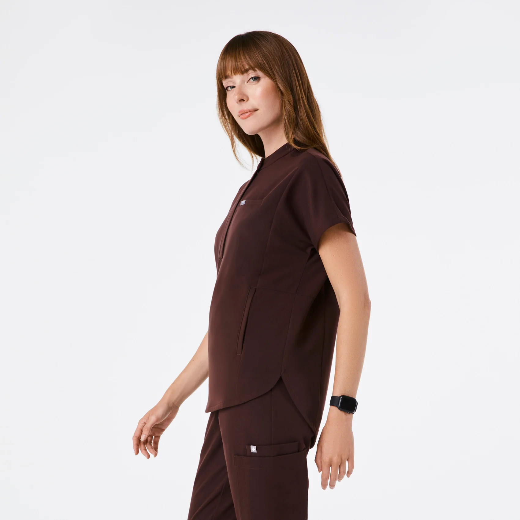 Women's Montex Classic Scrub Top - Espresso · FIGS | FIGS