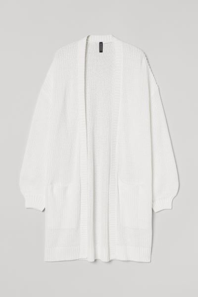 Long Cotton-blend Cardigan | H&M (US + CA)