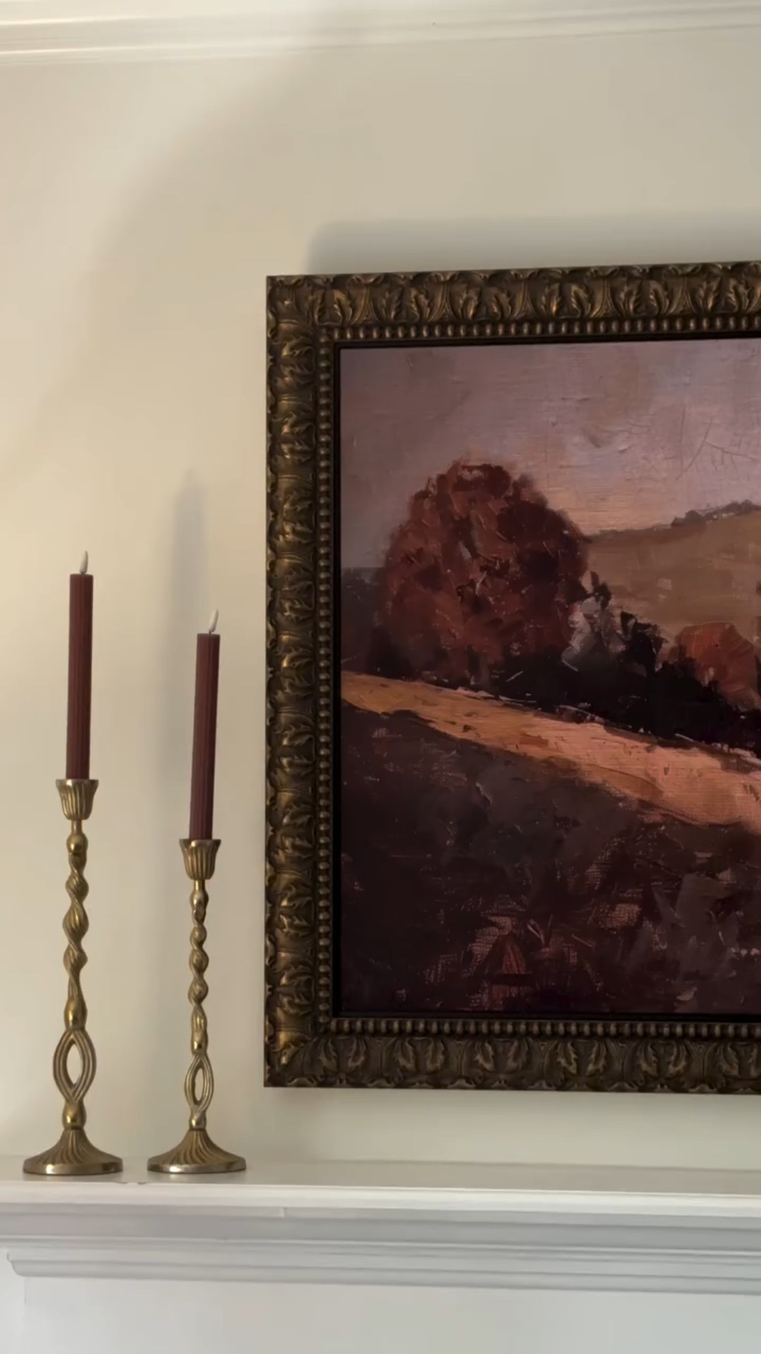 Decorating for fall with the windows open feels so dreamy 🍂☕️

we bought our frame tv on prime day last year & now one year of having it, I can say it is truly worth the hype. Esp if decorating isn’t your gifting - this is such an easy way to elevate your living room ✨ special shoutout to @homewithkathleen for recommending getting a custom frame at Hobby Lobby (it was $150 instead of $600!!!)