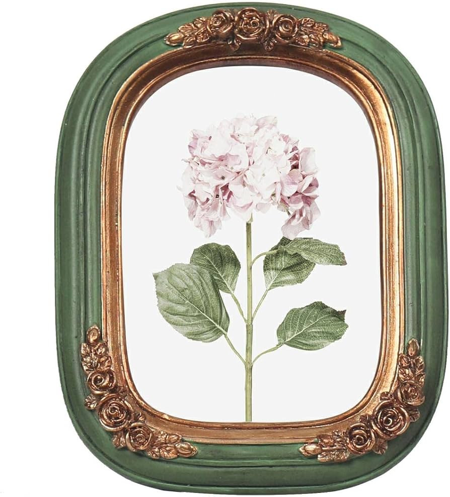 Vintage Mini Picture Frame 2.5x3.5 Inch,Antique Ornate Photo Frame With Floral Relief,Wall and Ta... | Amazon (US)