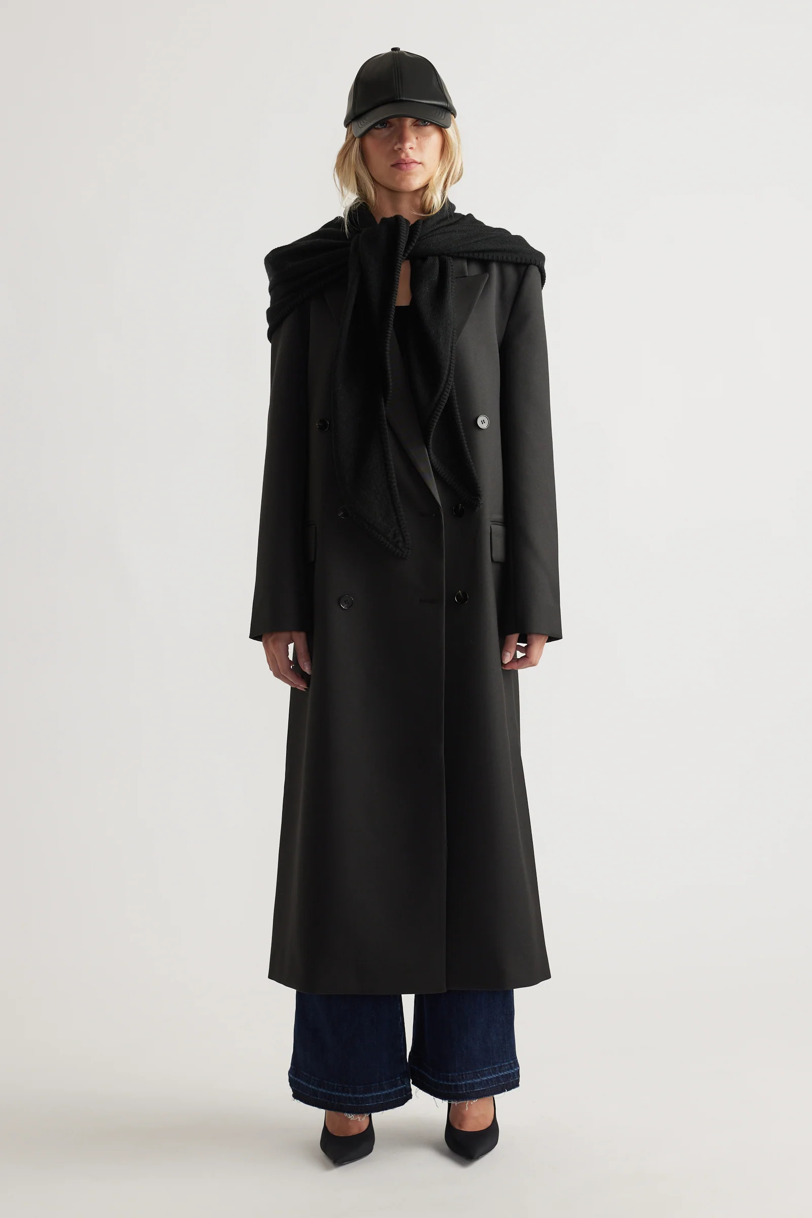 Ella Blazer Coat - Black | DECJUBA