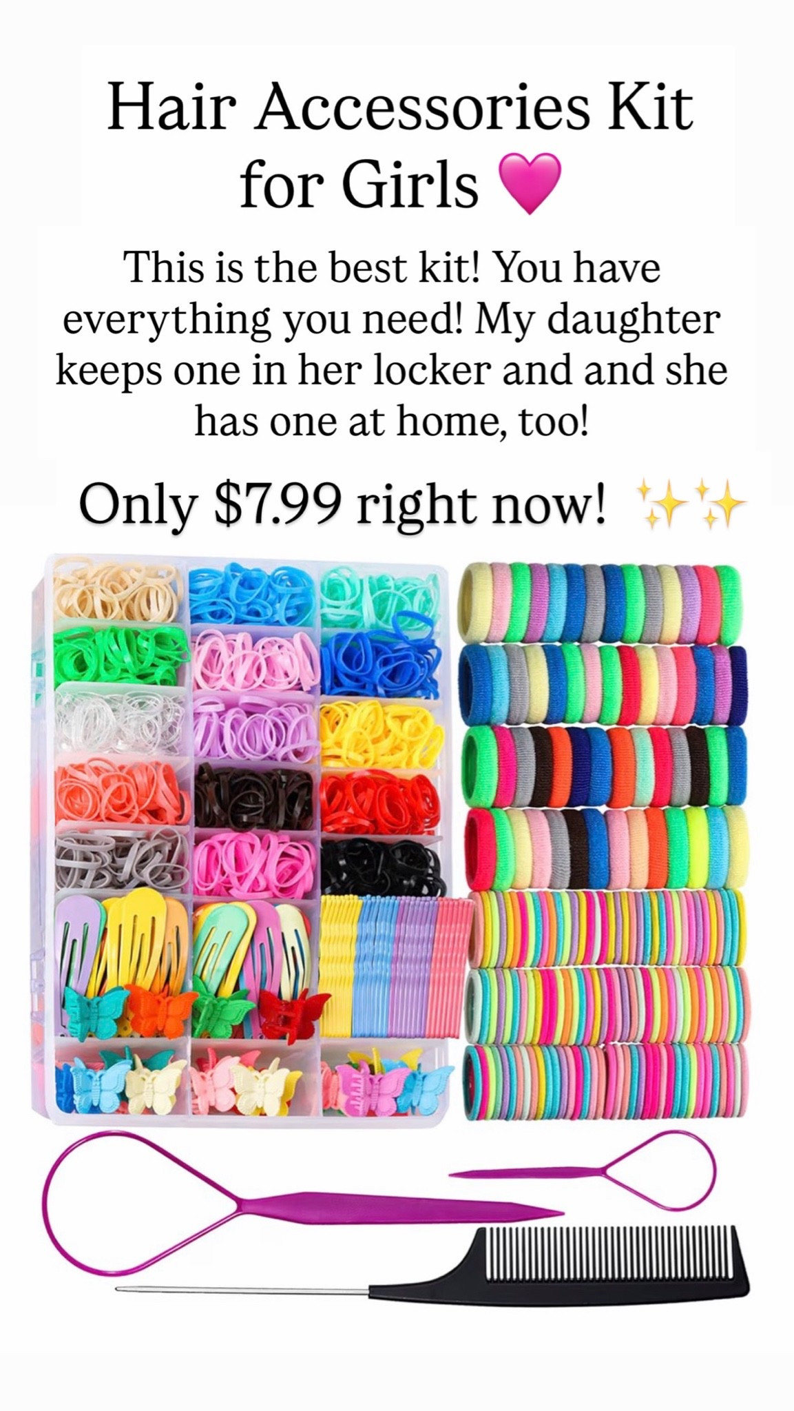 Hair accessories kit for girls

#LTKBeauty