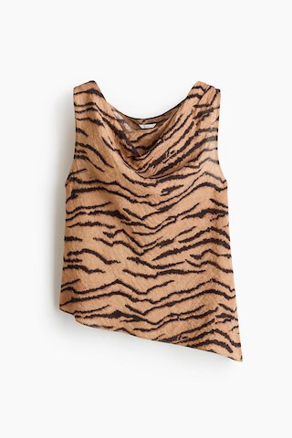 Asymmetric Cowl-Neck Top | H&M (US + CA)