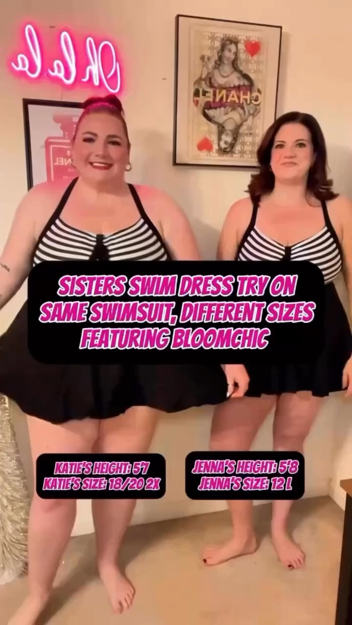 Life isn’t perfect, but your swimsuits can be 🫶🏻 

Salty but Sweet Vibes 🥨🧁 with a Sisters Swimdress Try On Haul from @bloomchic 🤍

With Summer around the corner, which means we all need new, beautiful, & flattering swimsuits! 🤗☀️ @bloomchic has you covered with so many different swimsuit options, prints/colors, & offer sizes 10-30! 🙌🏻

We love that both Swim Dresses have Built in One Piece Tight Triangle Bottoms that offer the perfect amount of coverage, Adjustable Shoulder Straps, & Removal Bra Pads! 👌🏻 The striped bathing suit has shrinking pleats at the front & the floral print bathing suit has frontal pleats! ✌🏻

Use either of our codes: KATIEWALLACE15 or JWALL0217 to save 15% off your @bloomchic order! 🛍️

Tell us your favorite in the comments! 
Linking both items in our stories for y’all & on @sweetkaytea LTK! 🩷

#bloomchic #bloomchicambassador #bloomchicpartner #bloomchicswimdress #bloomchicswimwear #plussizeswimwear #midsizeswimwear #bloomboldly