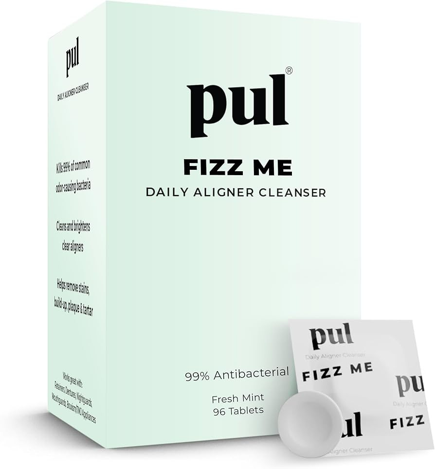 PUL Retainer Cleaner Tablets - Aligner Cleaner for Invisalign and Clear Aligners, Daily Retainer ... | Amazon (US)