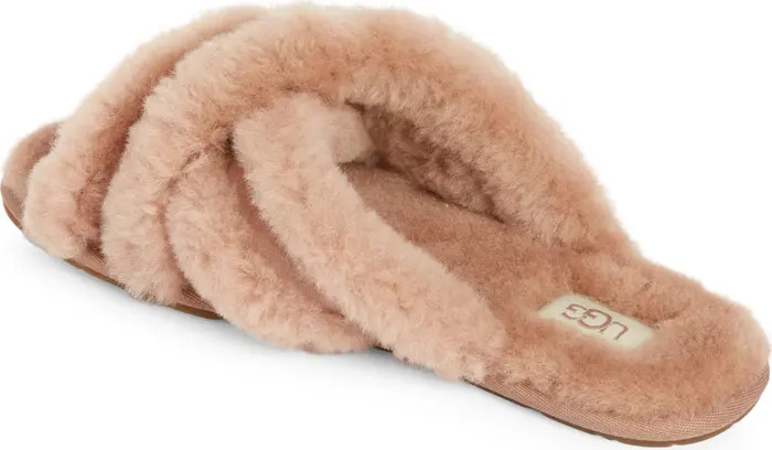 UGG® Scuffita Genuine Shearling Slide Slipper (Women) | Nordstrom | Nordstrom