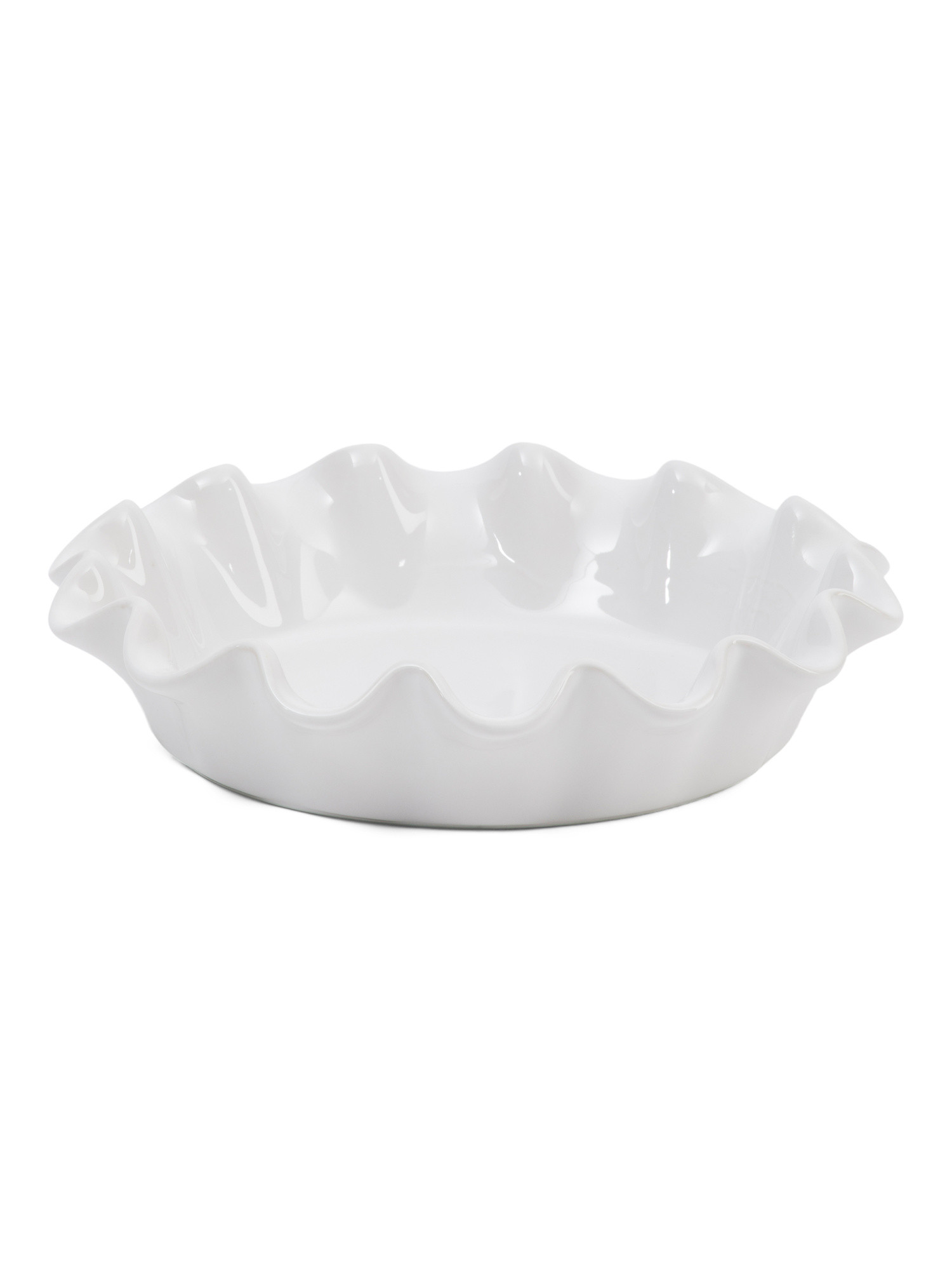 Made In France Deep Ruffle Pie Dish | TJ Maxx