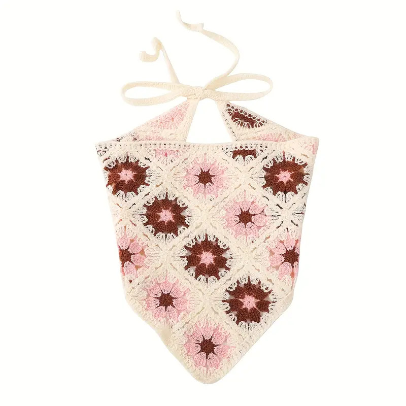 Bohemian Style Crochet Cotton Blend Headband Y2k Aesthetic - Temu | Temu Affiliate Program