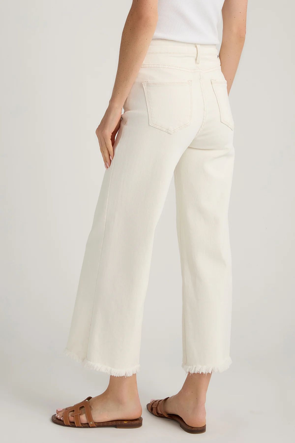 Risen Marlo Wide Leg Crop Jeans | Social Threads