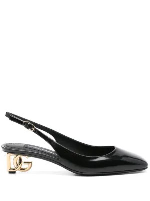 Dolce & Gabbana Leather Pumps | Black | FARFETCH KR | Farfetch Global