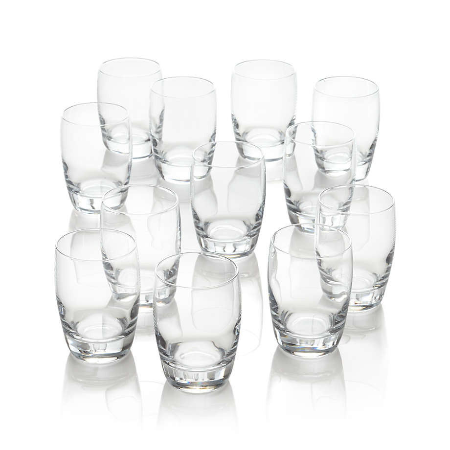 Otis Juice Glass Set of 12 + Reviews | Crate and Barrel | Crate & Barrel