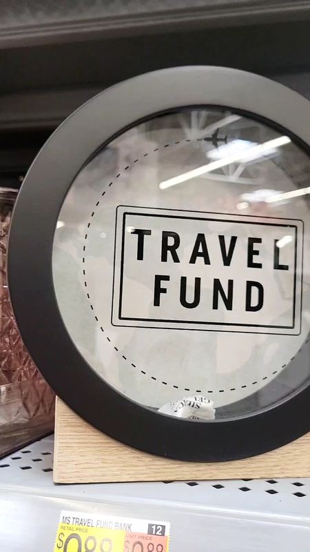 Mainstays 8.25" Travel Fund Bank - I have one just like this (except the one they made / sold last year) & I just removed the text with some acetone (personal preference of course 🧡) I use this on our bathroom counter to catch all of our change so it doesn't just sit around! Could also remove the text & change the background for keepsakes.. movie tickets, tokens, smashed pennies, etc. I actually made my own "piggy banks" for my babies with shadow boxes.. I'll have to share! 😊 Remember you can always get a price drop notification if you heart a post/save a product 😉 

✨️ P.S. if you follow, like, share, save, subscribe, or shop my post (either here or @coffee&clearance).. thank you sooo much, I appreciate you! As always thanks sooo much for being here & shopping with me friend 🥹 

 | wedding guest dress, country concert outfit, sisterstudio, free people, maternity, travel outfit, nashville outfits, patio, patio furniture, outdoor planter, outdoor patio, outdoor furniture, target patio, walmart patio, spring outfit, mothers day, mothers day gift, mothers day outfit, mothers day dress, graduation, graduation dress, graduation outfit, prom, prom dress, prom makeup, prom hair, makeup for prom, hair ideas for prom, spring outfit, spring tops, spring sandals, sandals for spring, Swimsuit, maternity, travel outfit | #LTKxMadewell #LTKGiftGuide #LTKFestival #LTKSeasonal #LTKActive #LTKVideo #LTKU #LTKover40 #LTKhome #LTKsalealert #LTKmidsize #LTKparties #LTKfindsunder50 #LTKfindsunder100 #LTKstyletip
#LTKbeauty #LTKfitness #LTKplussize #LTKworkwear
#LTKswim #LTKtravel #LTKshoecrush #LTKitbag
#rKbaby #TKbump #LTKkids #LTKfamily #LTKmens #LTKwedding #LTKeurope #LTKbrasil #LTKaustralia #LTKAsia #LTKcurves #LTKbump #LTKbaby #LTKRefresh #LTKfit #LTKunder50 #LTKunder100 #liketkit @liketoknow.it https://liketk.it/4Ezmp