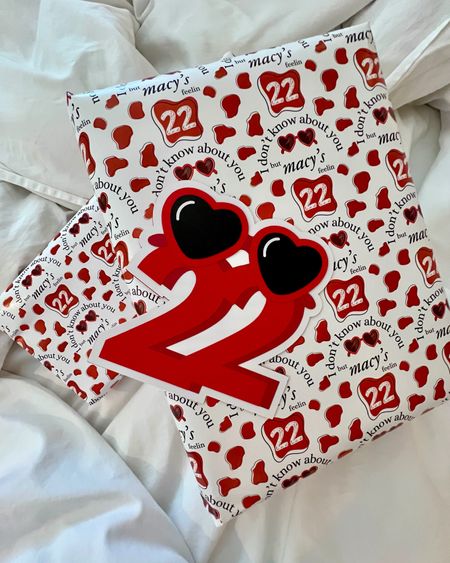 This Taylor Swift inspired wrapping paper and card are too cute *and I just happen to have a Taylor Swift fan turning 22 today. It came pretty quickly and everything can be personalized. 

HAPPY 22 BOO 💋

#LTKU #LTKparties #LTKfindsunder50