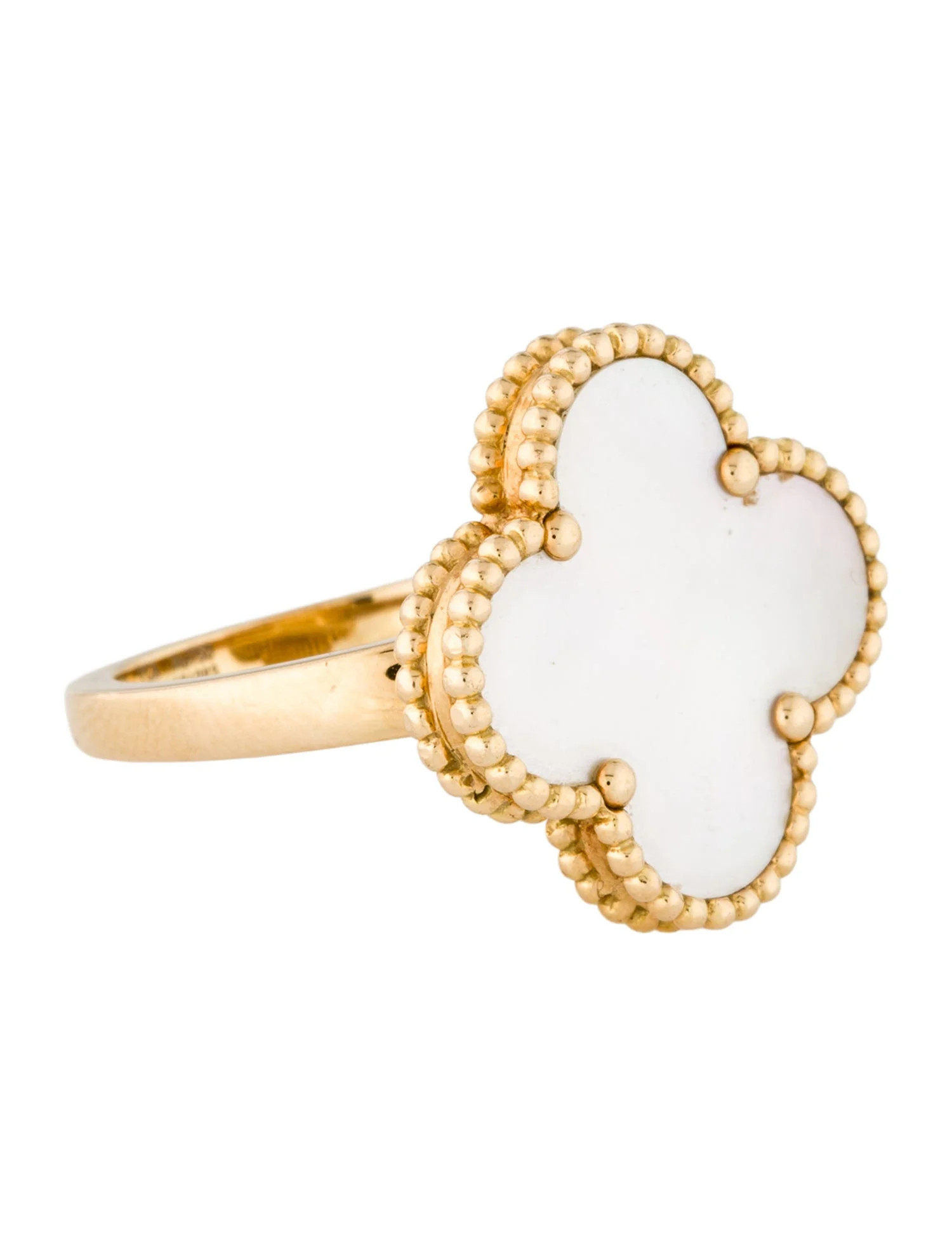 Mother of Pearl Magic Alhambra Ring | The RealReal