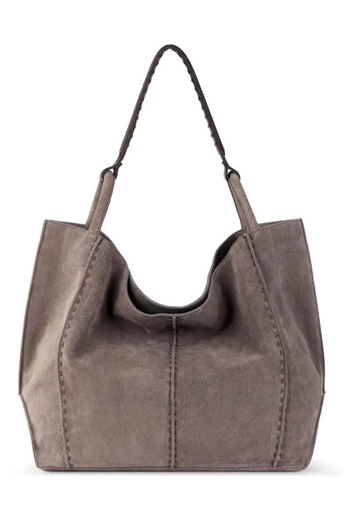 The Sak Los Feliz Large Tote Leather Bag in Mushroom Suede at Nordstrom | Nordstrom