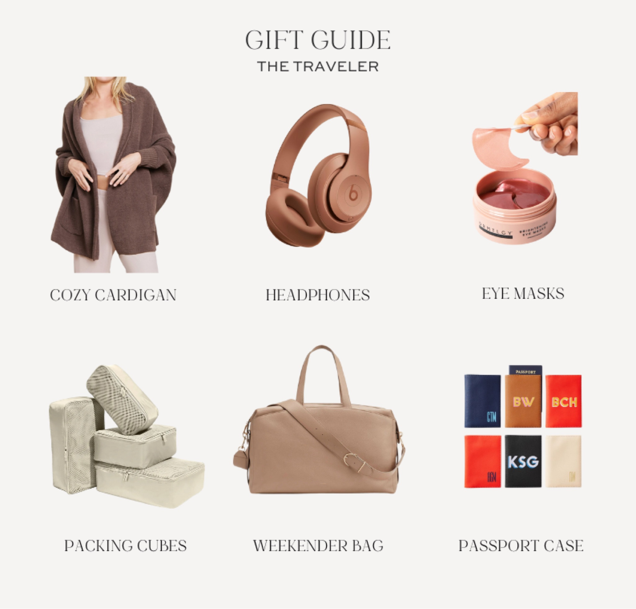 A gift guide perfect for the travelers in your life! ✈️✨

#giftguide #holidaytravels #holidaygifts

#LTKHoliday #LTKFindsUnder100 #LTKGiftGuide