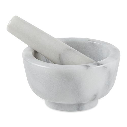 RSVP Marble Mortar and Pestle - White | HSN
