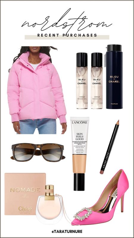 Nordstrom - Nordstrom favorites - pink puffer - perfume - luxury beauty - lip liner - pink heels - beauty favorites - sunglasses 

#LTKbeauty #LTKstyletip