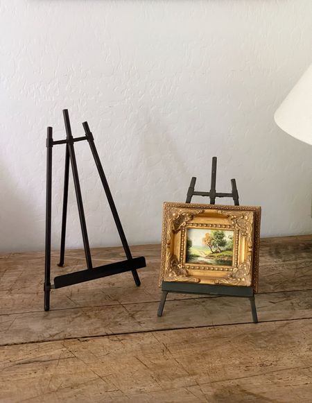 Set of two metal easels! Comes in gold too! 

#LTKhome