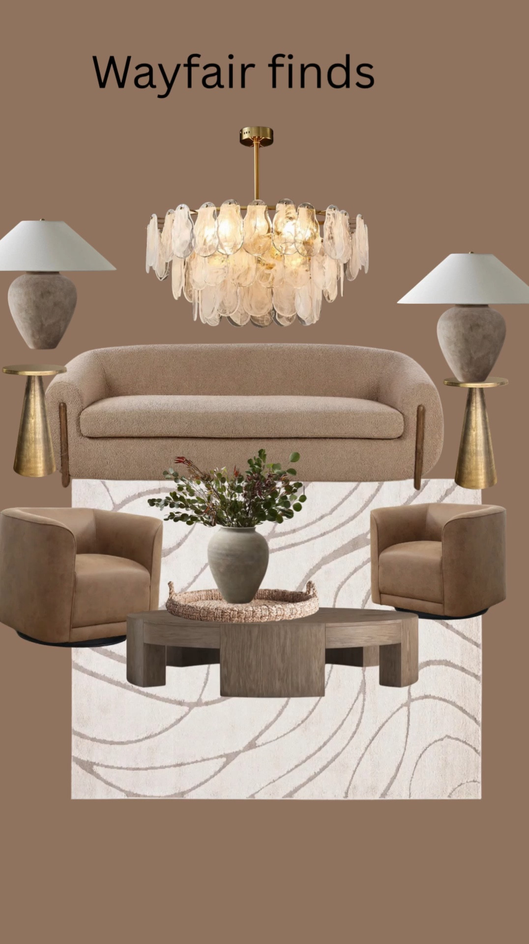 Warm neutrals, rich textures, sculptural silhouettes, and touches of brass create a space that feels both elevated and inviting. This is the perfect blend of organic modern and timeless luxury—proof that a neutral palette never has to feel borin


#LTKHome #LTKStyle #LivingRoomInspo #HomeDecorIdeas #OrganicModern #NeutralHome #InteriorDesign #LuxuryHomeDecor #ModernLivingRoom #HomeStyling #DecorInspiration 