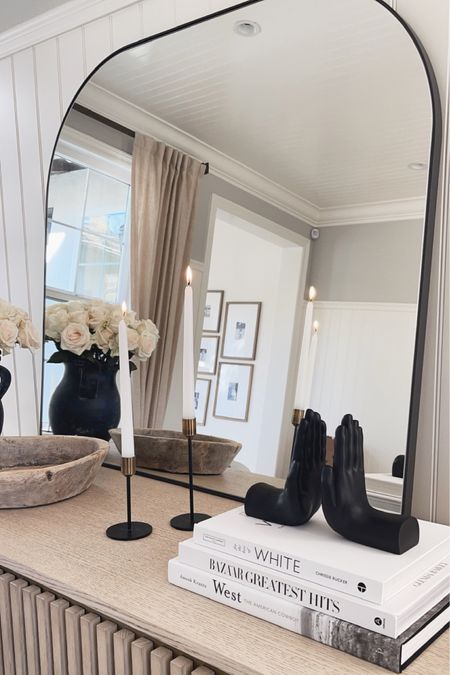 Home decor, neutral home decor, black mirror, console table, StylinByAylin 

#LTKunder100 #LTKhome #LTKstyletip