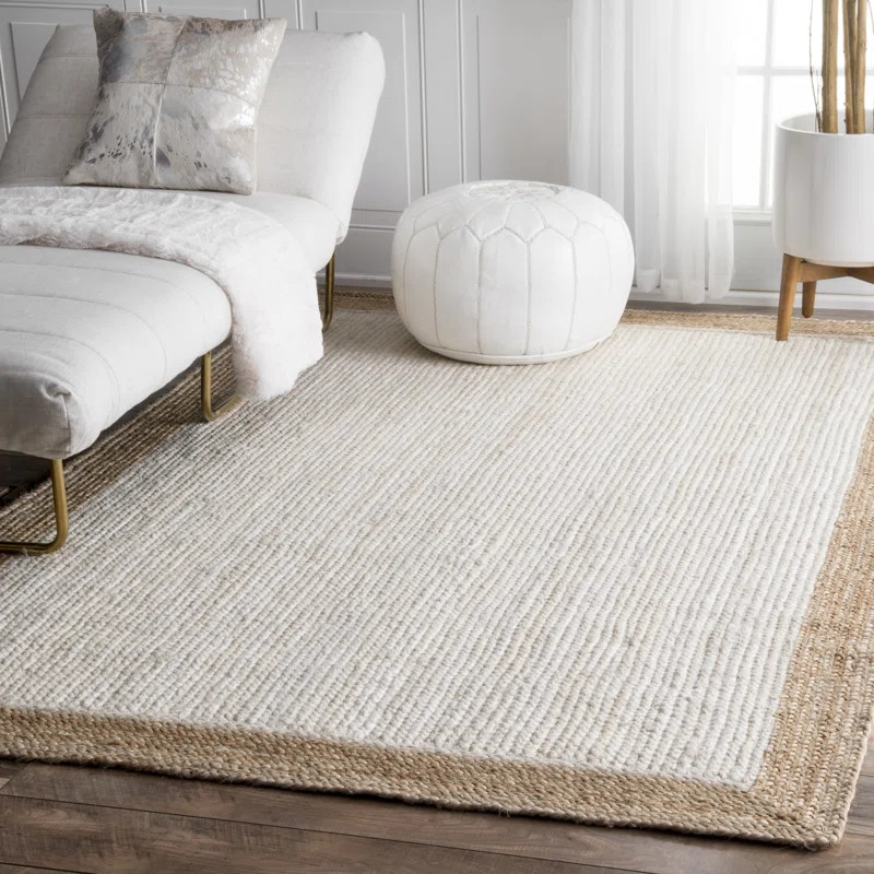 Palermo Jute/Sisal Area Rug in Off White | Wayfair North America