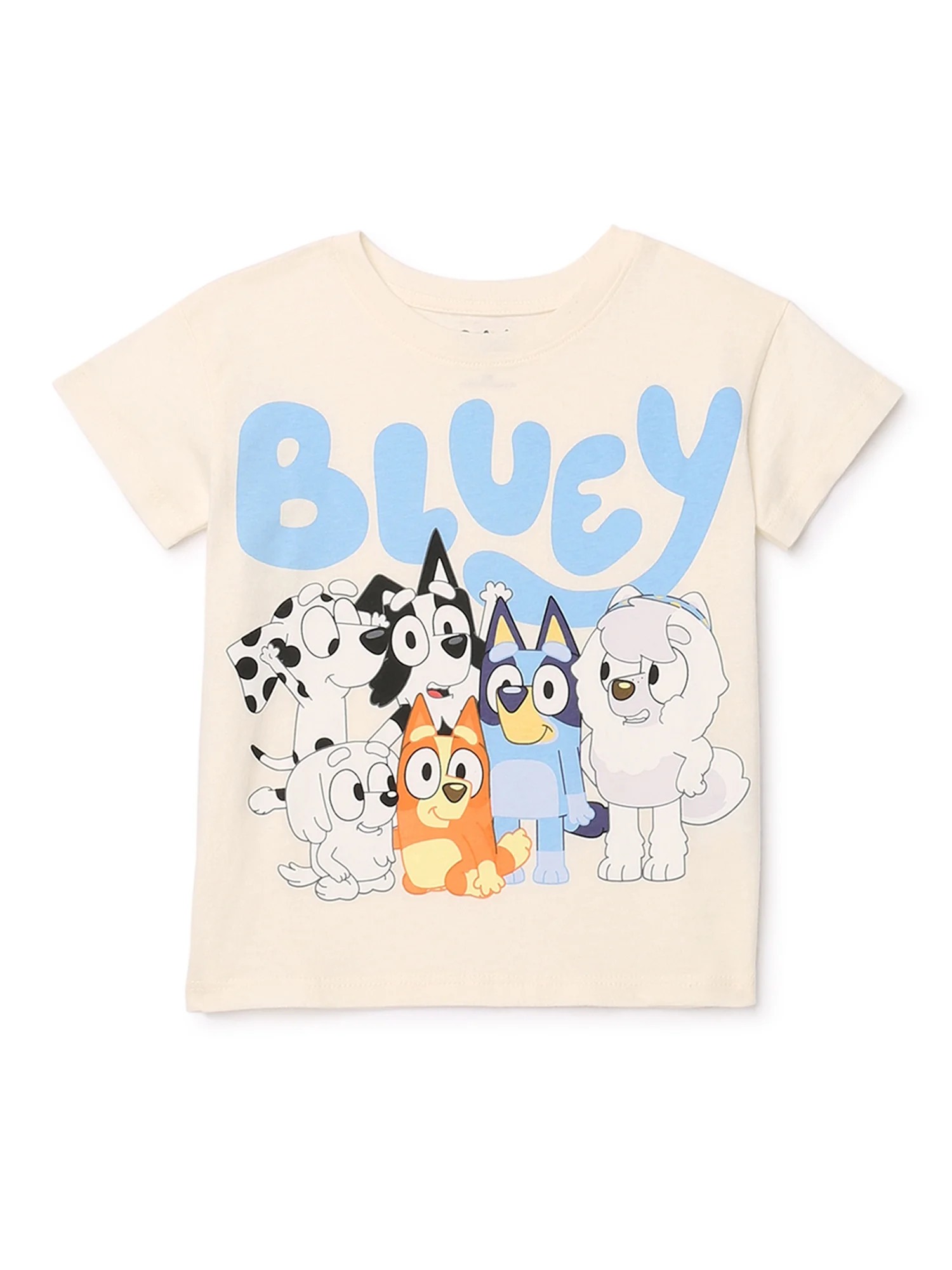 Bluey Toddler Boys or Girls Short Sleeve Crewneck T-Shirt, Sizes 2T-5T - Walmart.com | Walmart (US)